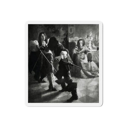 Fortune's Fool (2), McCalls magazine, January 1923 (Magazine Illustration) Refrigerator Magnet 5 Inch Die-Cut - The Sticker Space