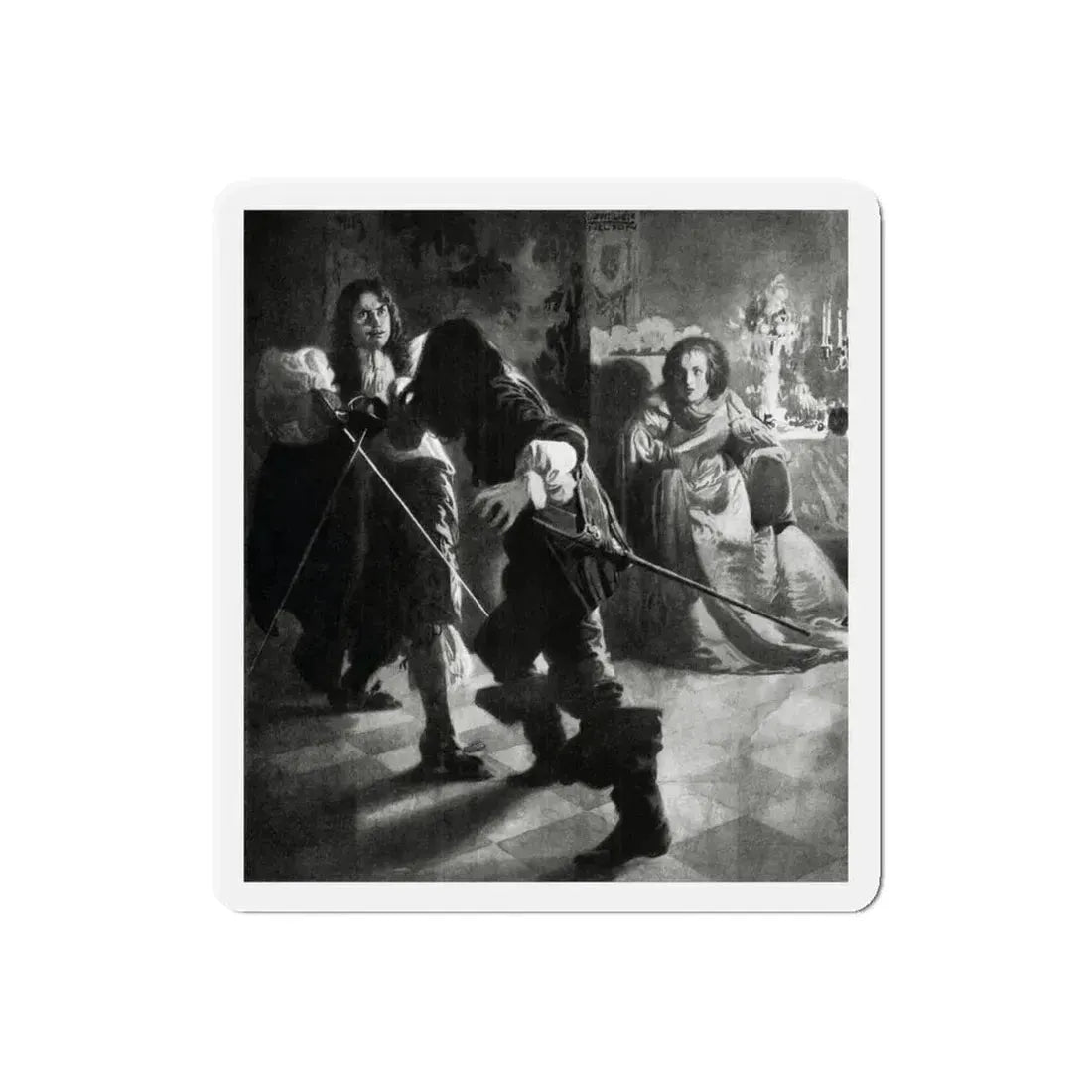 Fortune's Fool (2), McCalls magazine, January 1923 (Magazine Illustration) Refrigerator Magnet 6 Inch Die-Cut - The Sticker Space