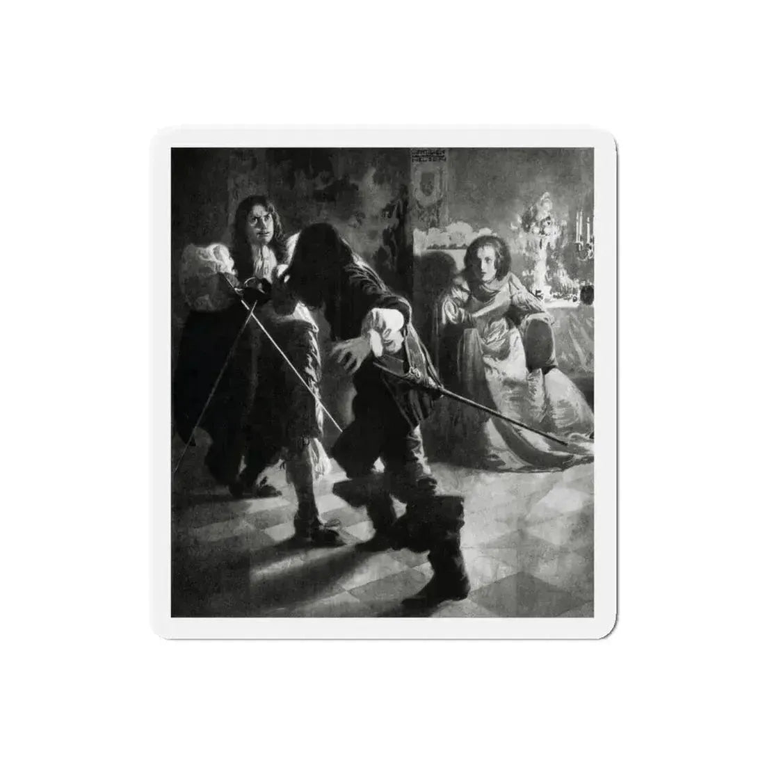 Fortune's Fool (2), McCalls magazine, January 1923 (Magazine Illustration) Refrigerator Magnet - The Sticker Space