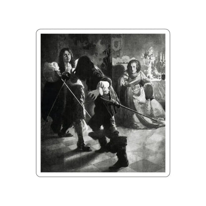 Fortune's Fool (2), McCalls magazine, January 1923 (Magazine Illustration) STICKER Vinyl Die-Cut Decal White Die-Cut 3 Inch - The Sticker Space