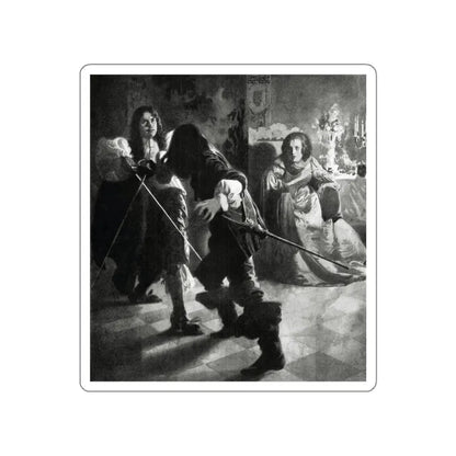 Fortune's Fool (2), McCalls magazine, January 1923 (Magazine Illustration) STICKER Vinyl Die-Cut Decal White Die-Cut 4 Inch - The Sticker Space