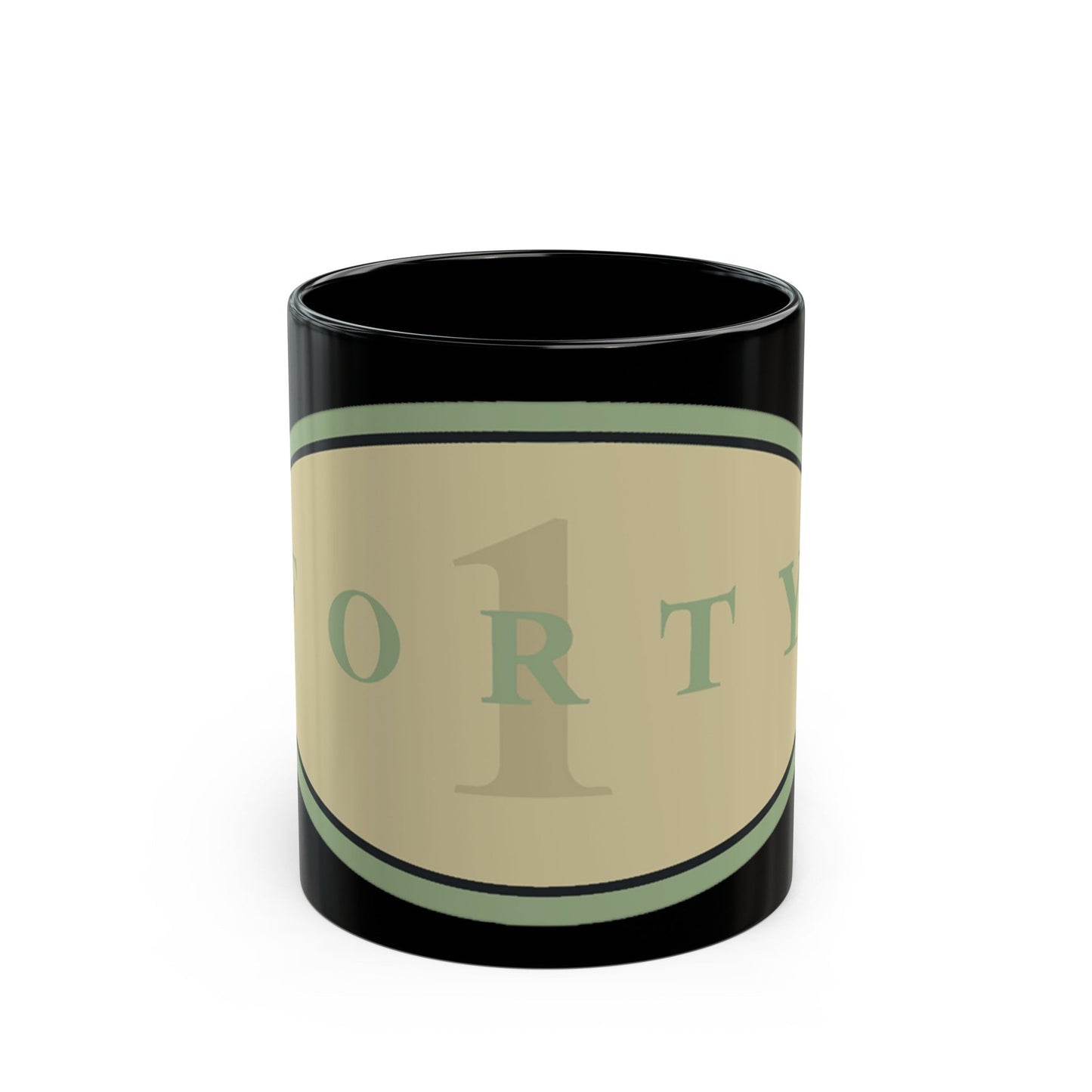 Forty 1 (U.S. Navy) Black Coffee Mug-11oz-The Sticker Space