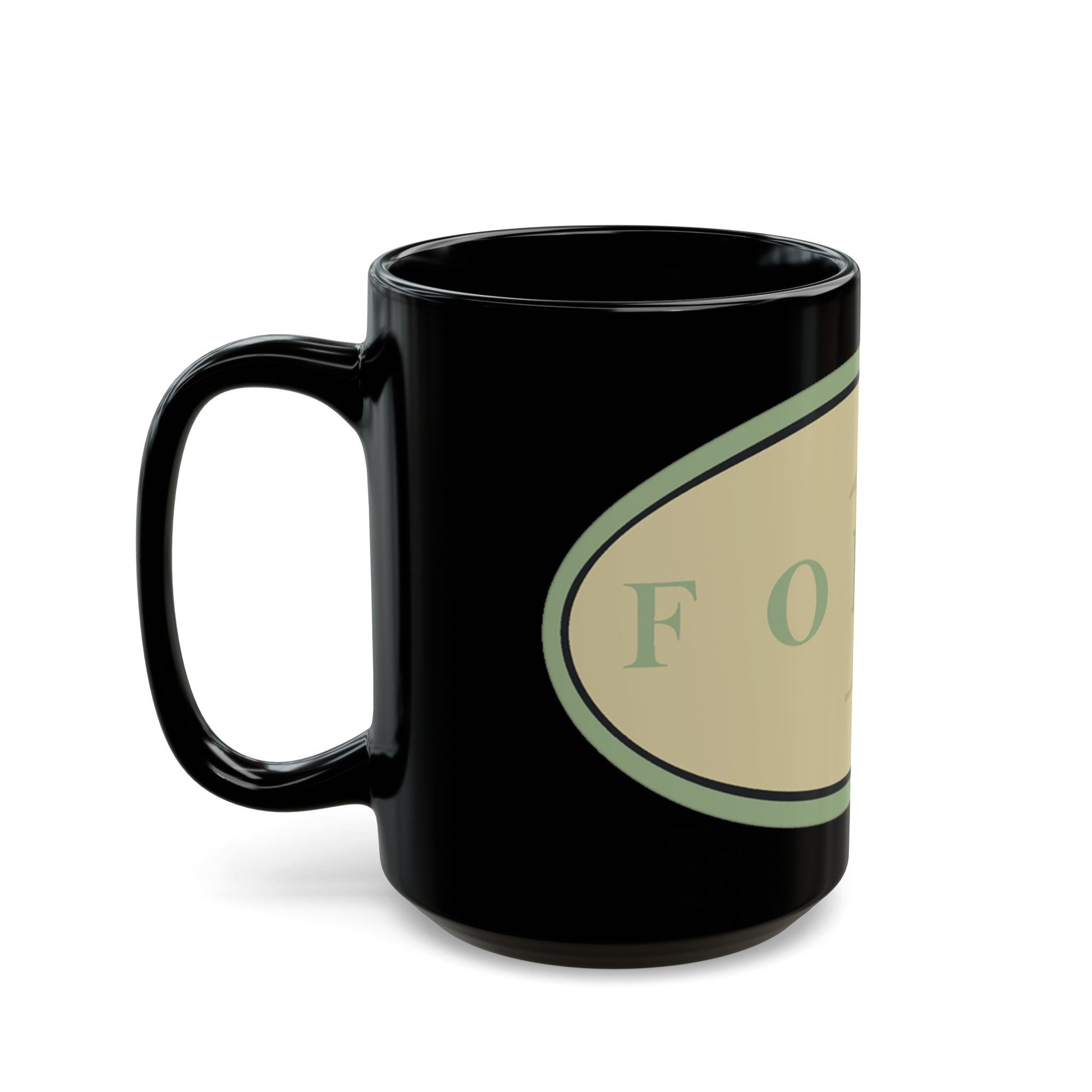 Forty 1 (U.S. Navy) Black Coffee Mug-The Sticker Space