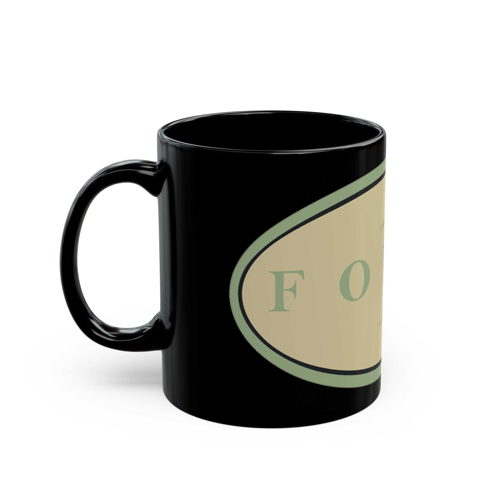 Forty 1 (U.S. Navy) Black Coffee Mug-The Sticker Space