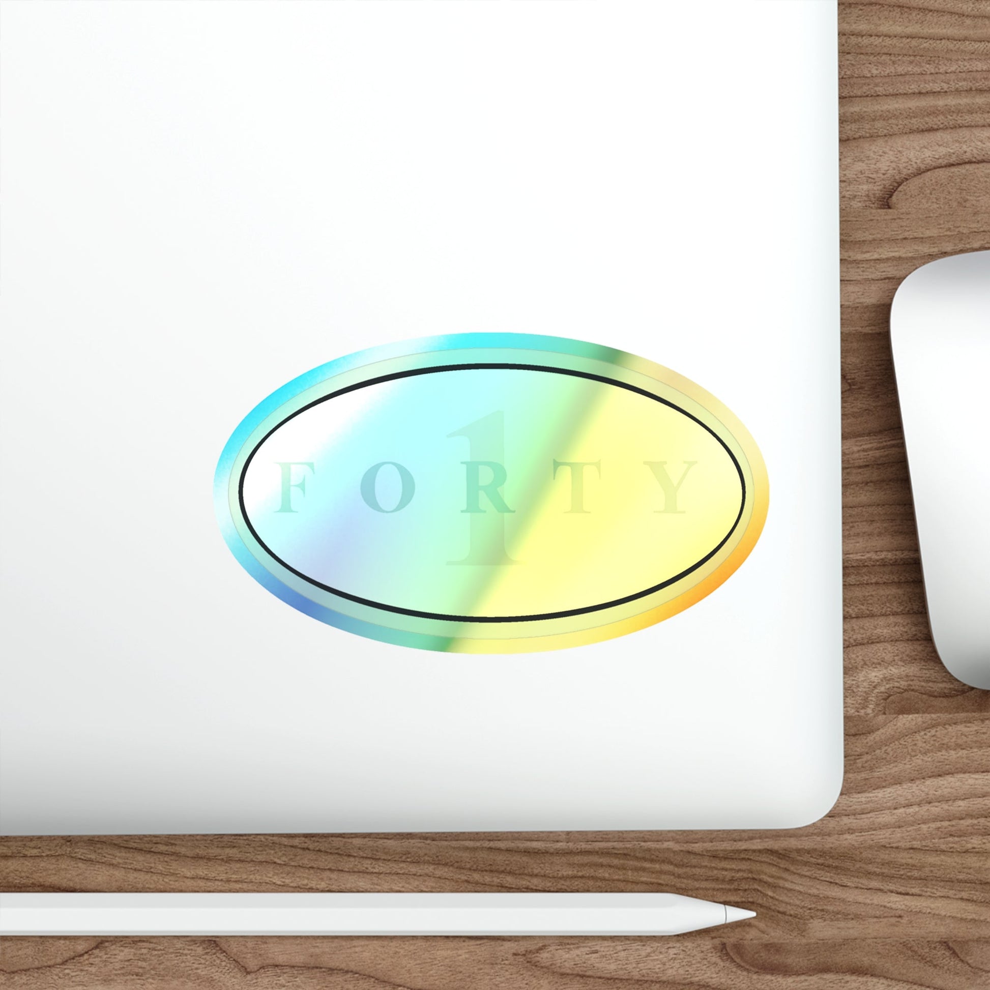 Forty 1 (U.S. Navy) Holographic STICKER Die-Cut Vinyl Decal-The Sticker Space