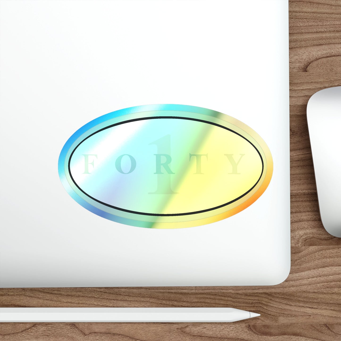 Forty 1 (U.S. Navy) Holographic STICKER Die-Cut Vinyl Decal-The Sticker Space