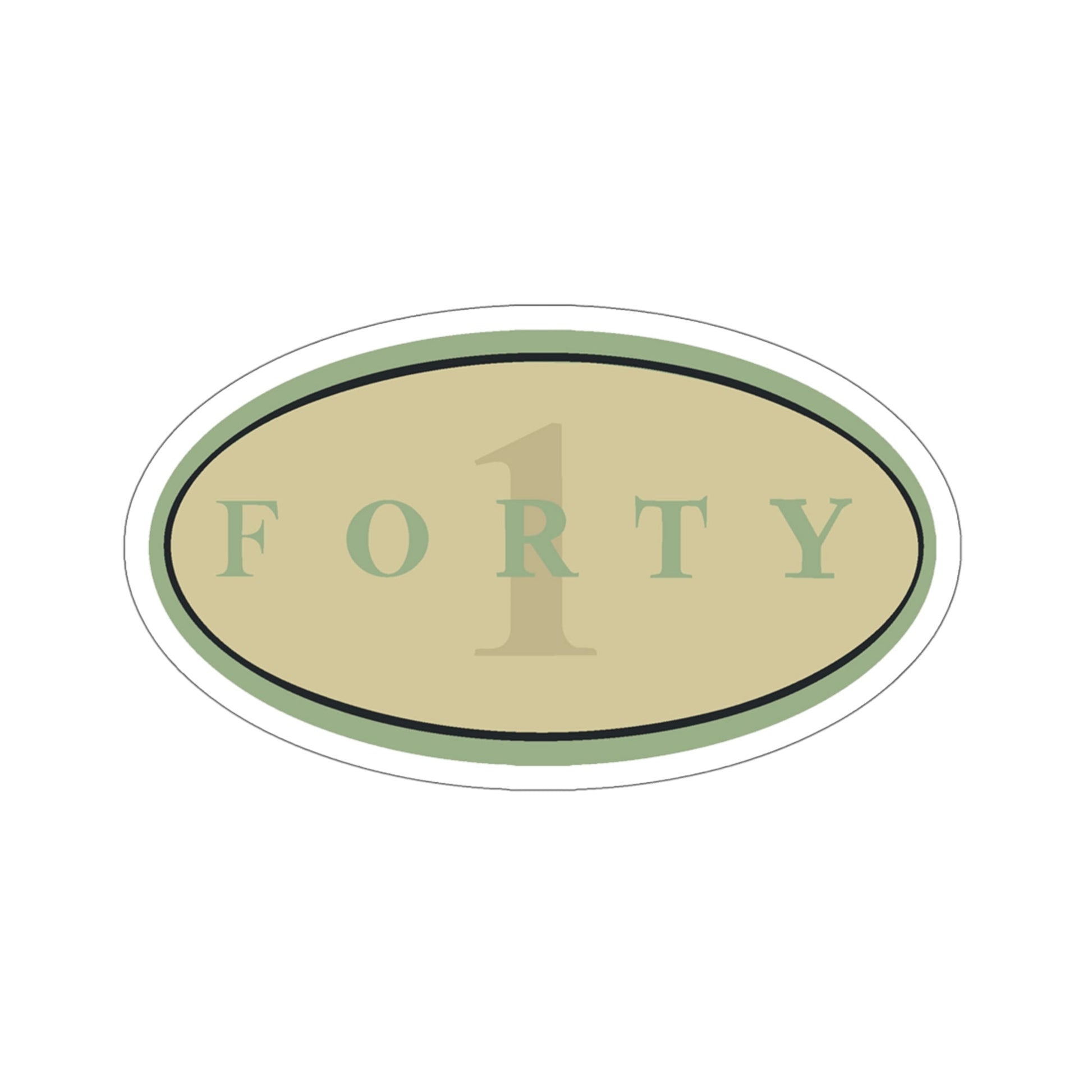 Forty 1 (U.S. Navy) STICKER Vinyl Die-Cut Decal-6 Inch-The Sticker Space