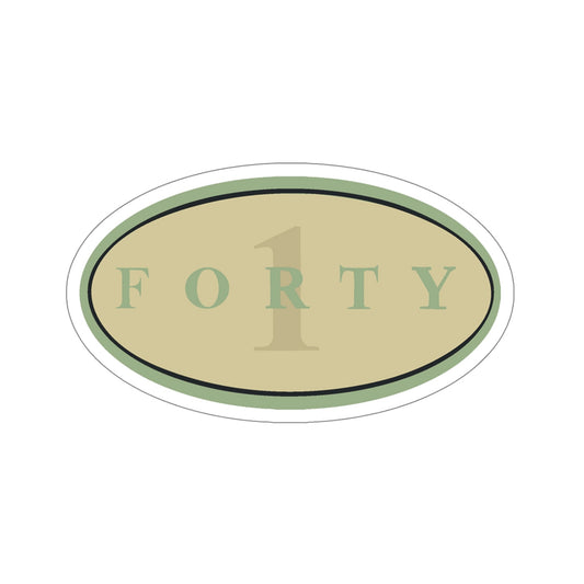 Forty 1 (U.S. Navy) STICKER Vinyl Die-Cut Decal-6 Inch-The Sticker Space