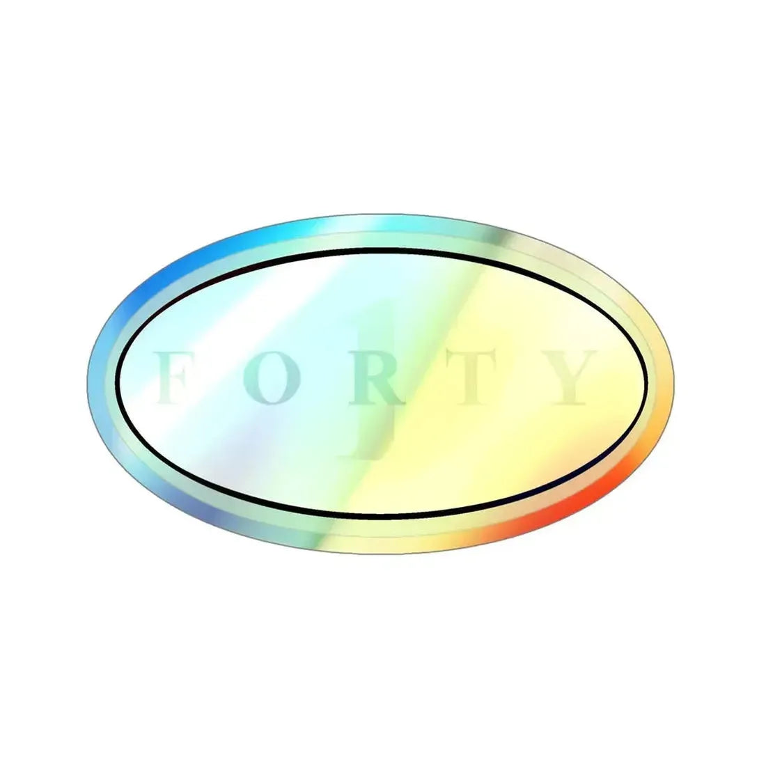 Forty 1 (U.S. Navy) Holographic STICKER Die-Cut Vinyl Decal 6 Inch Holographic - The Sticker Space