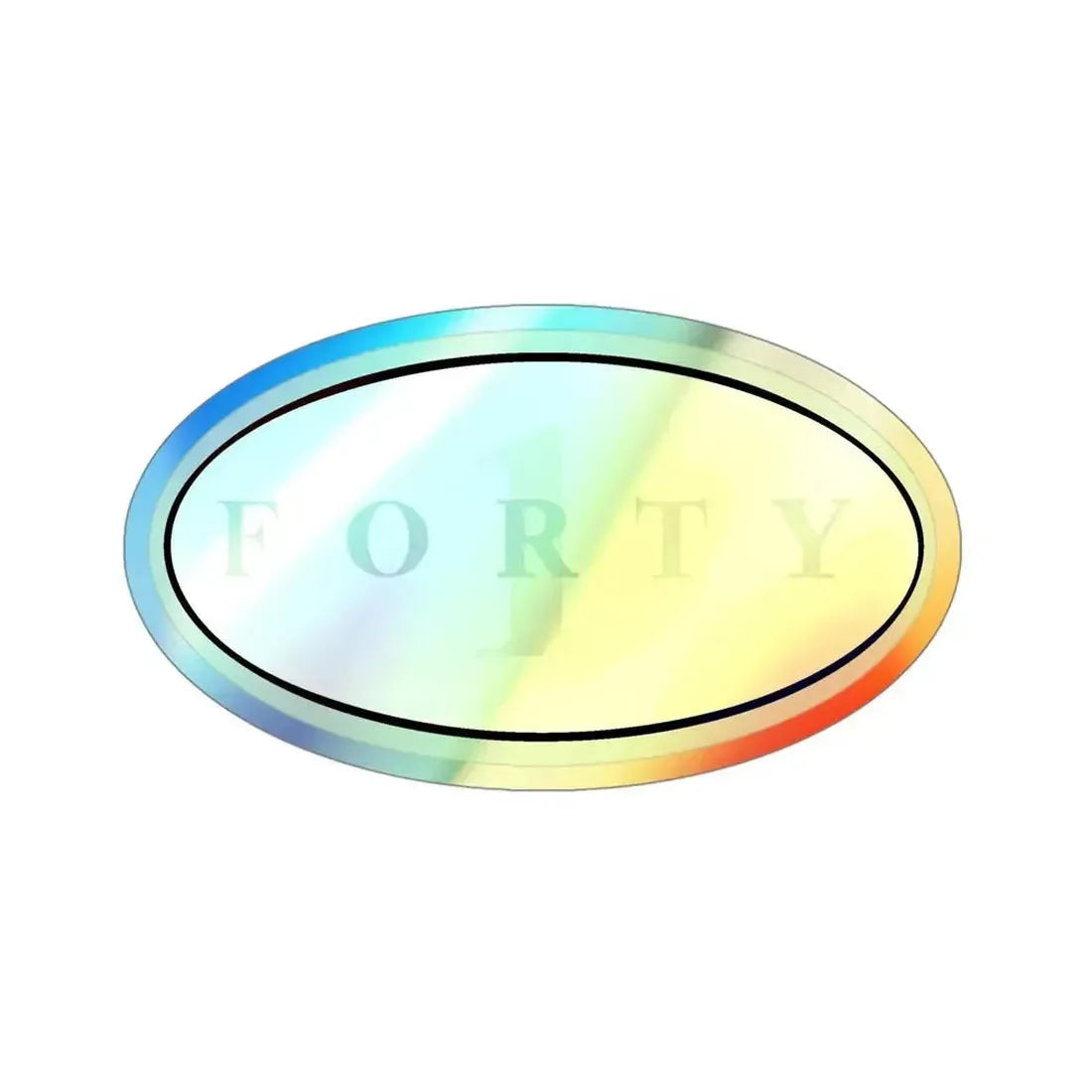 Forty 1 (U.S. Navy) Holographic STICKER Die-Cut Vinyl Decal - The Sticker Space