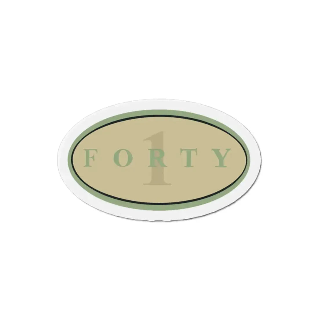 Forty 1 (U.S. Navy) Refrigerator Magnet 2 Inch - The Sticker Space