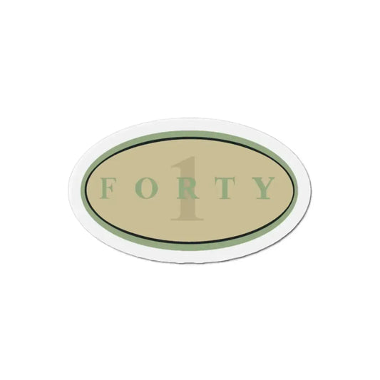 Forty 1 (U.S. Navy) Refrigerator Magnet 2 Inch - The Sticker Space