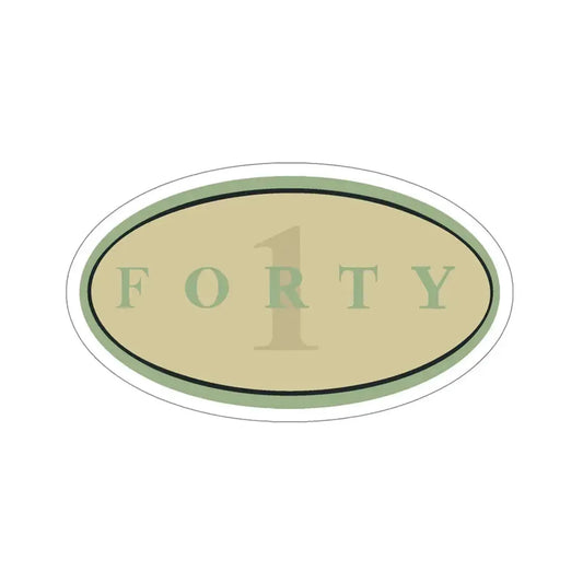 Forty 1 (U.S. Navy) STICKER Vinyl Die-Cut Decal 2 Inch - The Sticker Space
