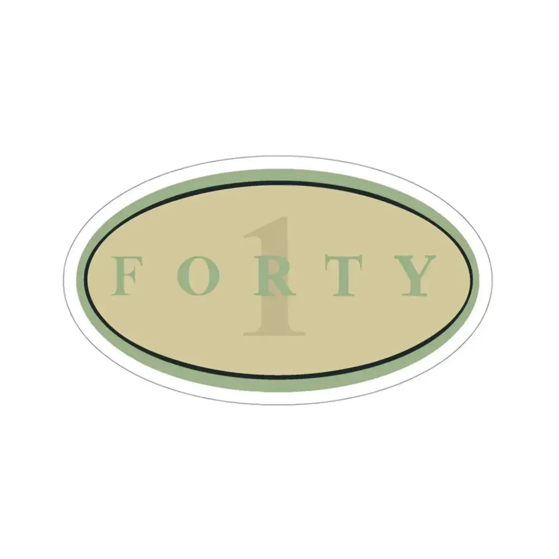 Forty 1 (U.S. Navy) STICKER Vinyl Die-Cut Decal - The Sticker Space