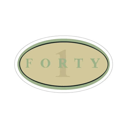 Forty 1 (U.S. Navy) STICKER Vinyl Die-Cut Decal - The Sticker Space