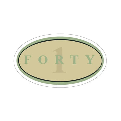 Forty 1 (U.S. Navy) STICKER Vinyl Die-Cut Decal - The Sticker Space