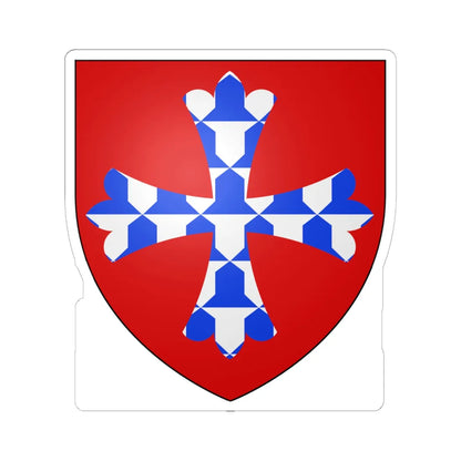 Forz (England) (Coat of Arms) STICKER Vinyl Kiss-Cut Decal 6 Inch White - The Sticker Space