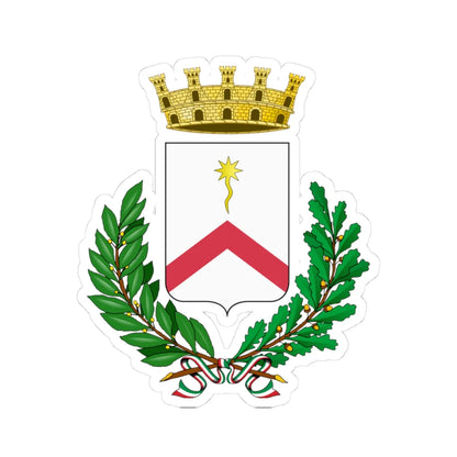 Fossacesia-Stemma (Italy) (Coat of Arms) STICKER Vinyl Kiss-Cut Decal 3 Inch White - The Sticker Space