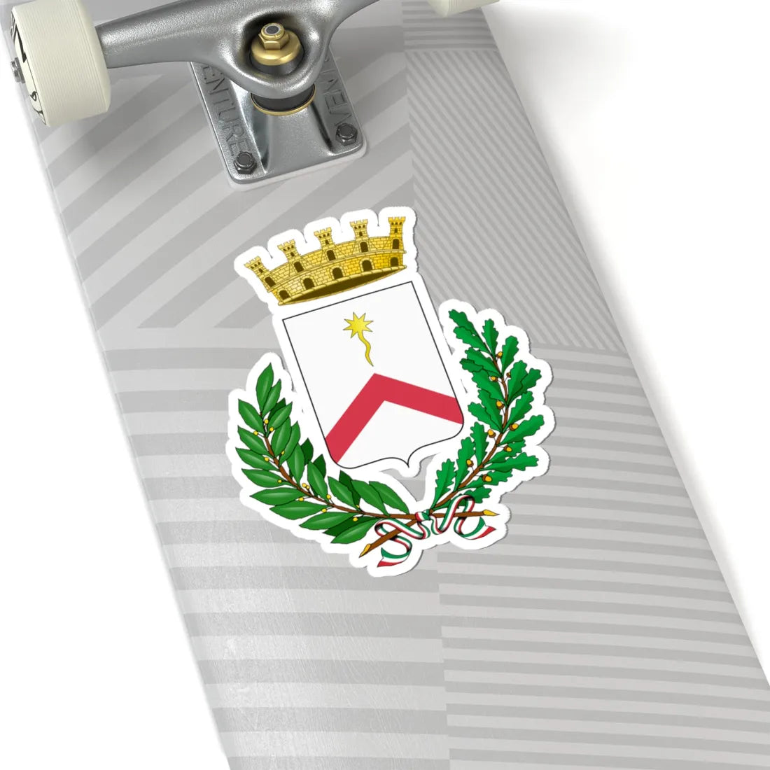 Fossacesia-Stemma (Italy) (Coat of Arms) STICKER Vinyl Kiss-Cut Decal - The Sticker Space