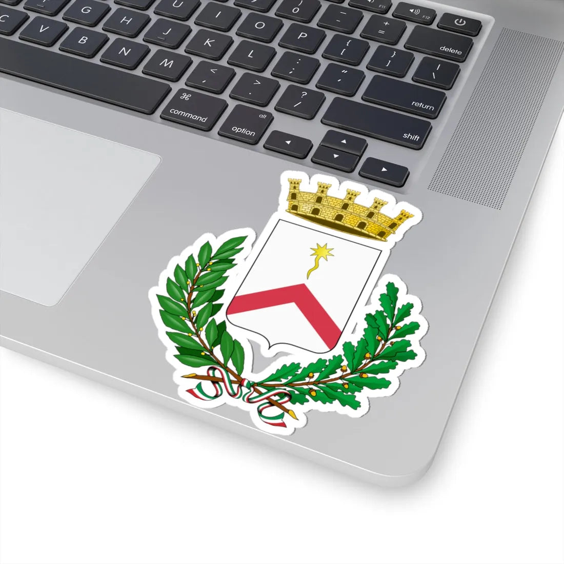 Fossacesia-Stemma (Italy) (Coat of Arms) STICKER Vinyl Kiss-Cut Decal - The Sticker Space