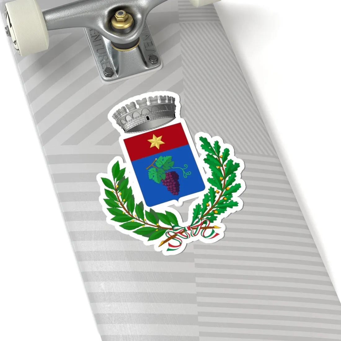 Fossalta di Piave-Stemma (Italy) (Coat of Arms) STICKER Vinyl Kiss-Cut Decal - The Sticker Space