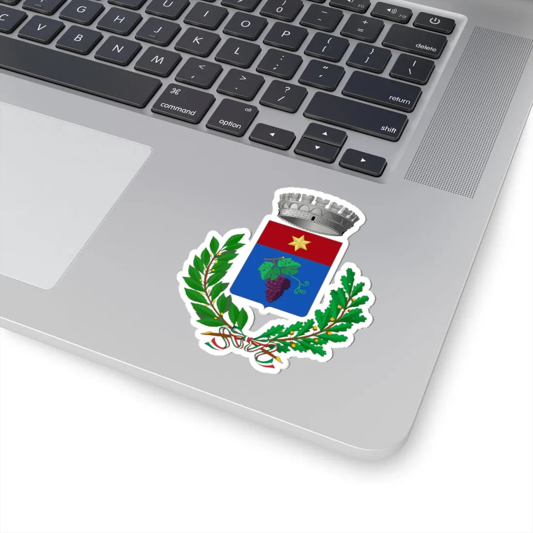Fossalta di Piave-Stemma (Italy) (Coat of Arms) STICKER Vinyl Kiss-Cut Decal - The Sticker Space