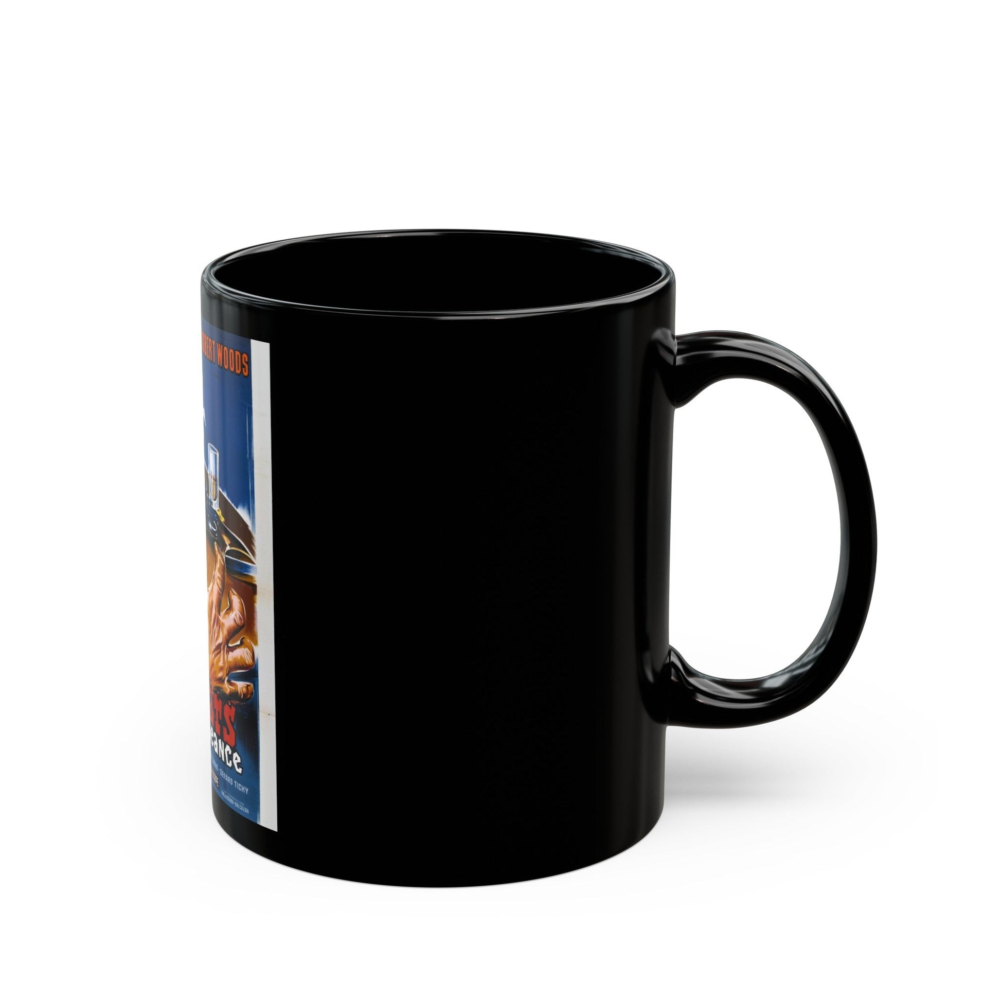 FOUR DOLLARS FOR VENGEANCE 1966 Movie Poster - Black Coffee Mug-The Sticker Space