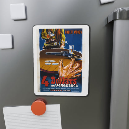 FOUR DOLLARS FOR VENGEANCE 1966 Movie Poster - Die-Cut Magnet-The Sticker Space