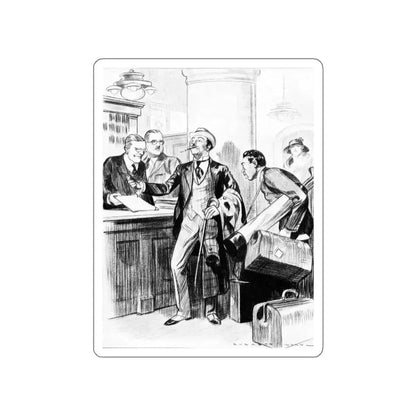 Four-Flushers of the Films, Screenland, May 1923 (Magazine Illustration) STICKER Vinyl Die-Cut Decal White Die-Cut 3 Inch - The Sticker Space