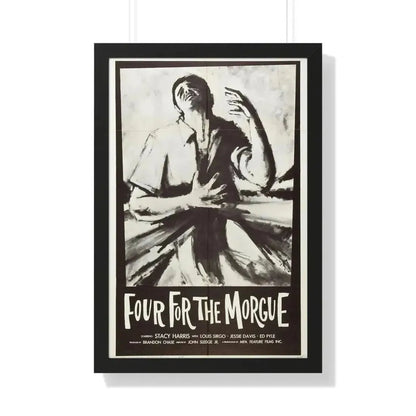 FOUR FOR THE MORGUE 1962 - Framed Movie Poster - The Sticker Space