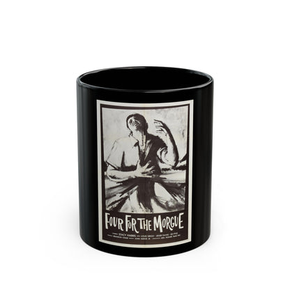 FOUR FOR THE MORGUE 1962 Movie Poster - Black Coffee Mug-11oz-The Sticker Space