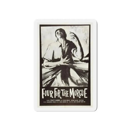FOUR FOR THE MORGUE 1962 Movie Poster - Refrigerator Magnet - The Sticker Space