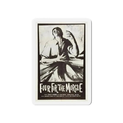 FOUR FOR THE MORGUE 1962 Movie Poster - Refrigerator Magnet - The Sticker Space