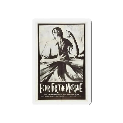 FOUR FOR THE MORGUE 1962 Movie Poster - Refrigerator Magnet - The Sticker Space