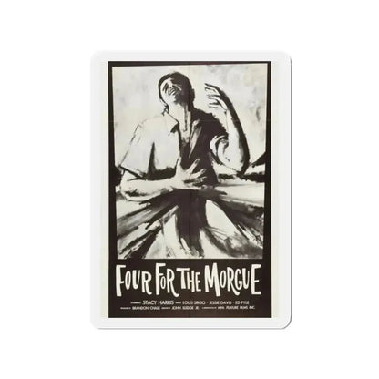 FOUR FOR THE MORGUE 1962 Movie Poster - Refrigerator Magnet - The Sticker Space