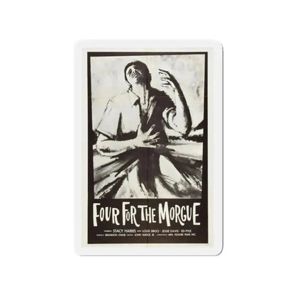 FOUR FOR THE MORGUE 1962 Movie Poster - Refrigerator Magnet - The Sticker Space