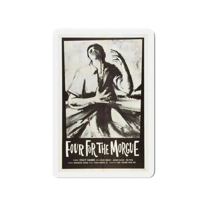 FOUR FOR THE MORGUE 1962 Movie Poster - Refrigerator Magnet - The Sticker Space