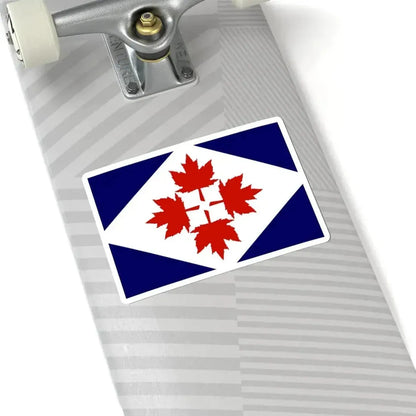 Four Leaves Flag Proposal (Canada) STICKER Vinyl Kiss-Cut Decal - The Sticker Space