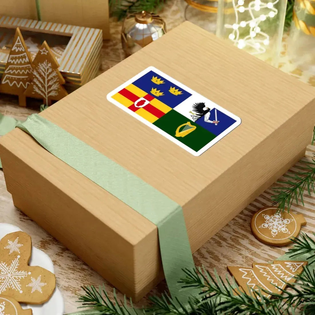 Four Provinces Flag (Ireland) STICKER Vinyl Kiss-Cut Decal - The Sticker Space