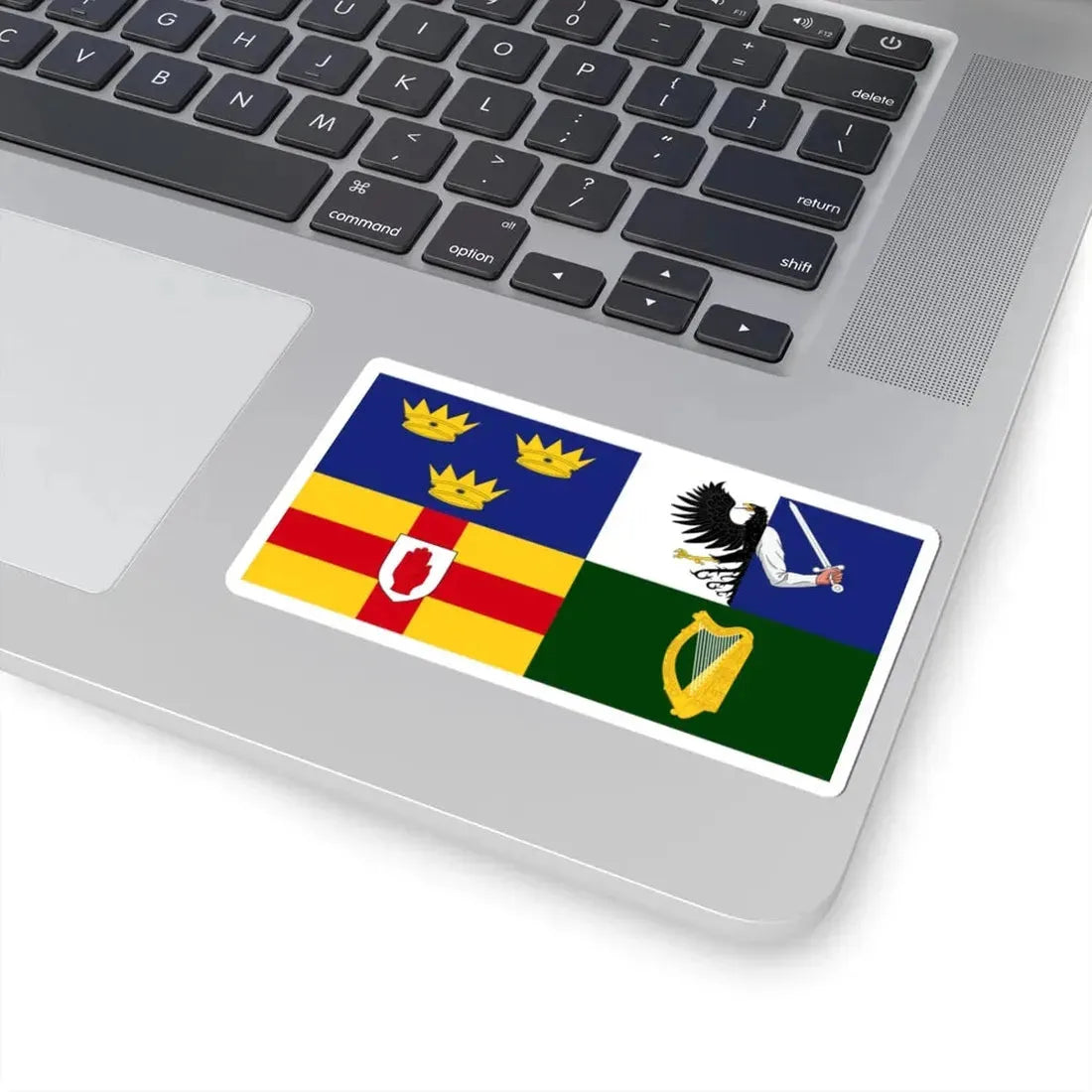 Four Provinces Flag (Ireland) STICKER Vinyl Kiss-Cut Decal - The Sticker Space