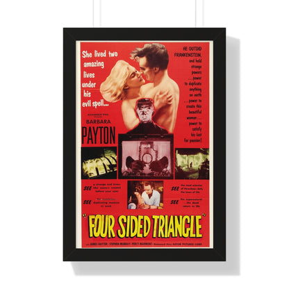 FOUR SIDED TRIANGLE 1953 - Framed Movie Poster-16″ x 24″-The Sticker Space