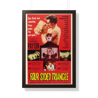 FOUR SIDED TRIANGLE 1953 - Framed Movie Poster-20" x 30"-The Sticker Space