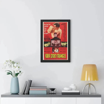 FOUR SIDED TRIANGLE 1953 - Framed Movie Poster - The Sticker Space