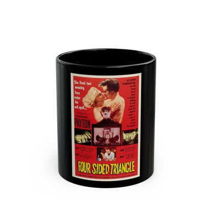 FOUR SIDED TRIANGLE 1953 Movie Poster - Black Coffee Mug-11oz-The Sticker Space