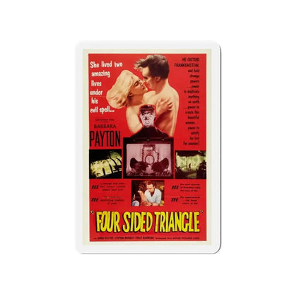FOUR SIDED TRIANGLE 1953 Movie Poster - Refrigerator Magnet - The Sticker Space