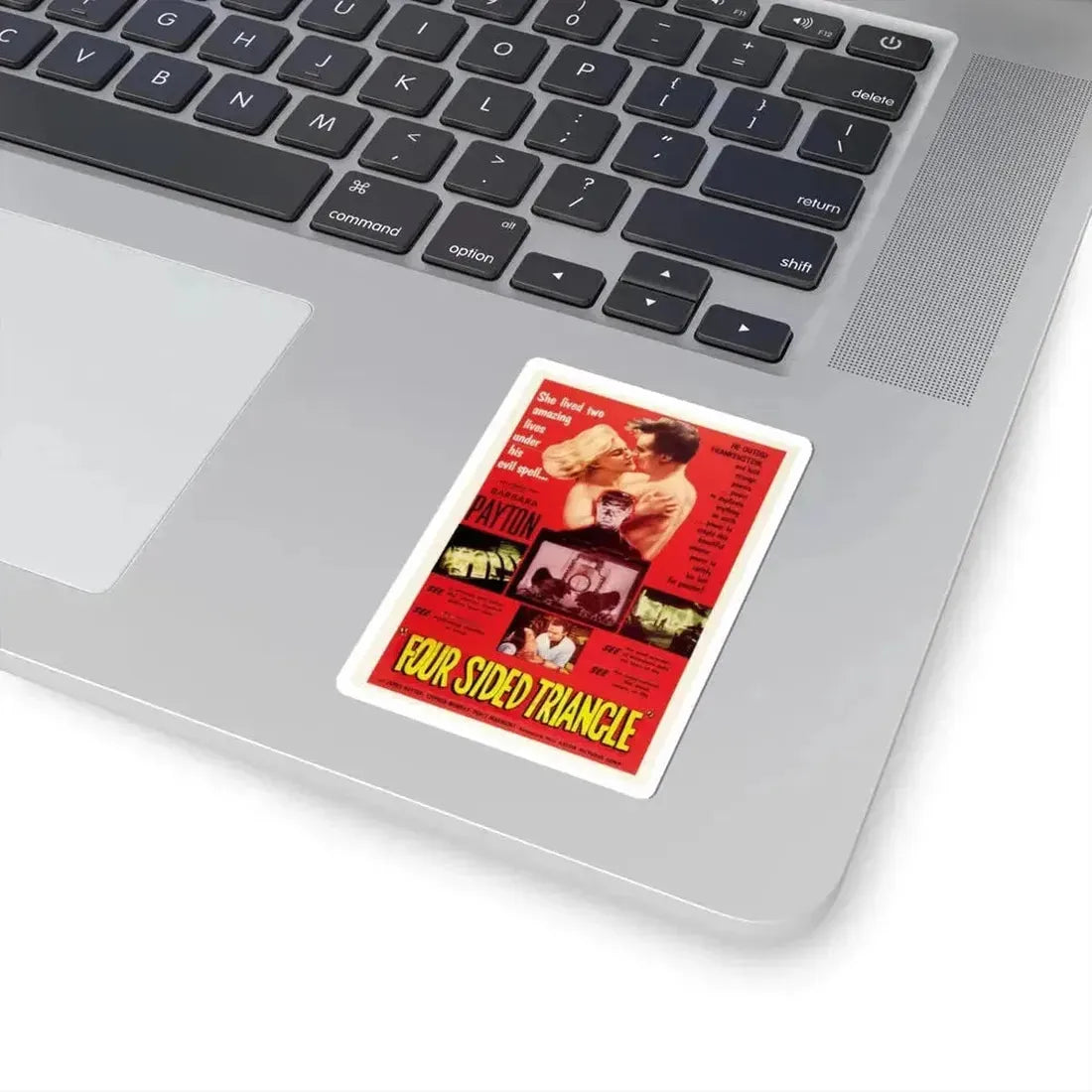 FOUR SIDED TRIANGLE 1953 Movie Poster - STICKER Vinyl Kiss-Cut Decal - The Sticker Space