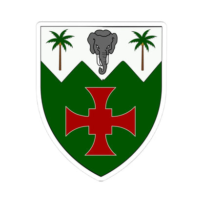 Fourah Bay College shield (England) (Coat of Arms) STICKER Vinyl Kiss-Cut Decal 4 Inch White - The Sticker Space