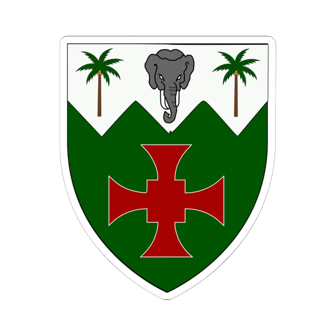 Fourah Bay College shield (England) (Coat of Arms) STICKER Vinyl Kiss-Cut Decal 6 Inch White - The Sticker Space