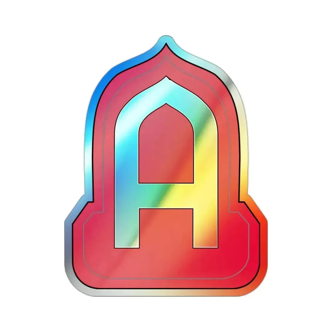 Fourteenth United States (U.S. Army) Holographic STICKER Die-Cut Vinyl Decal 2 Inch Holographic - The Sticker Space