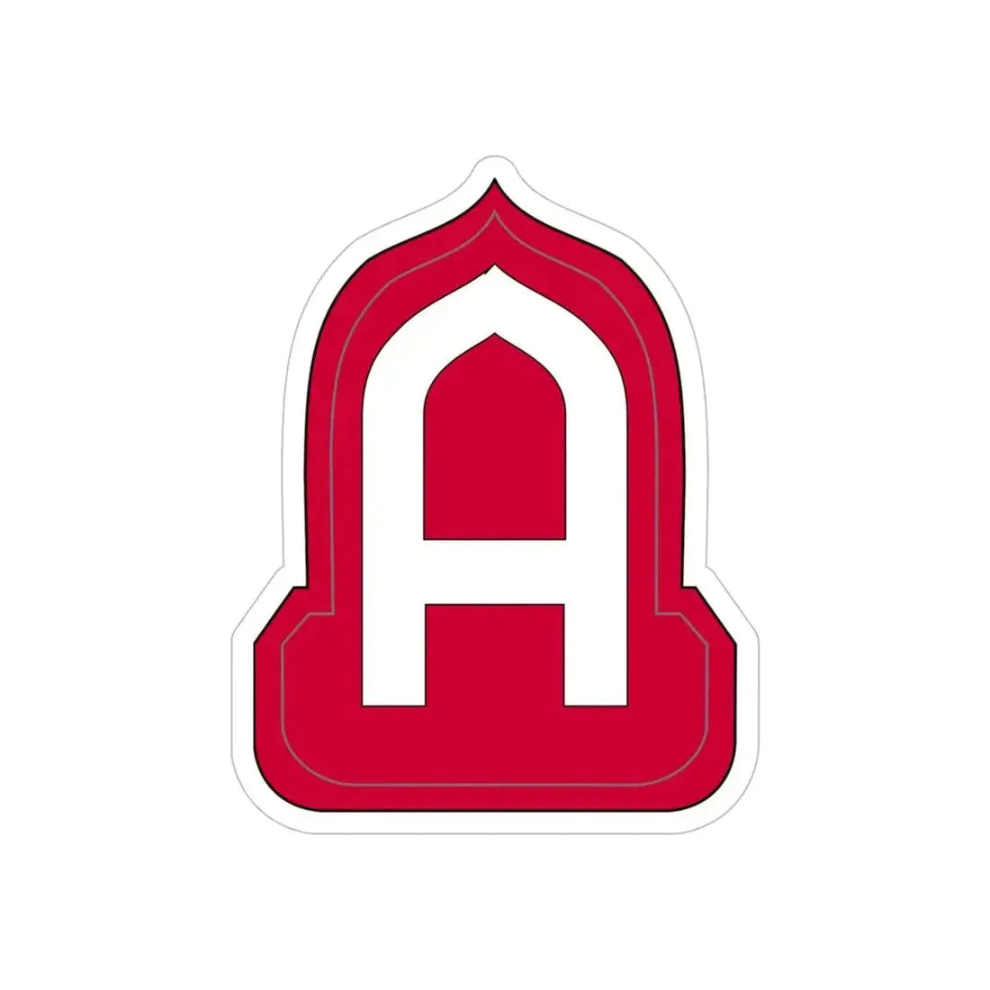 Fourteenth United States (U.S. Army) REVERSE PRINT Transparent Die-Cut STICKER 6 Inch Die-Cut Transparent - The Sticker Space